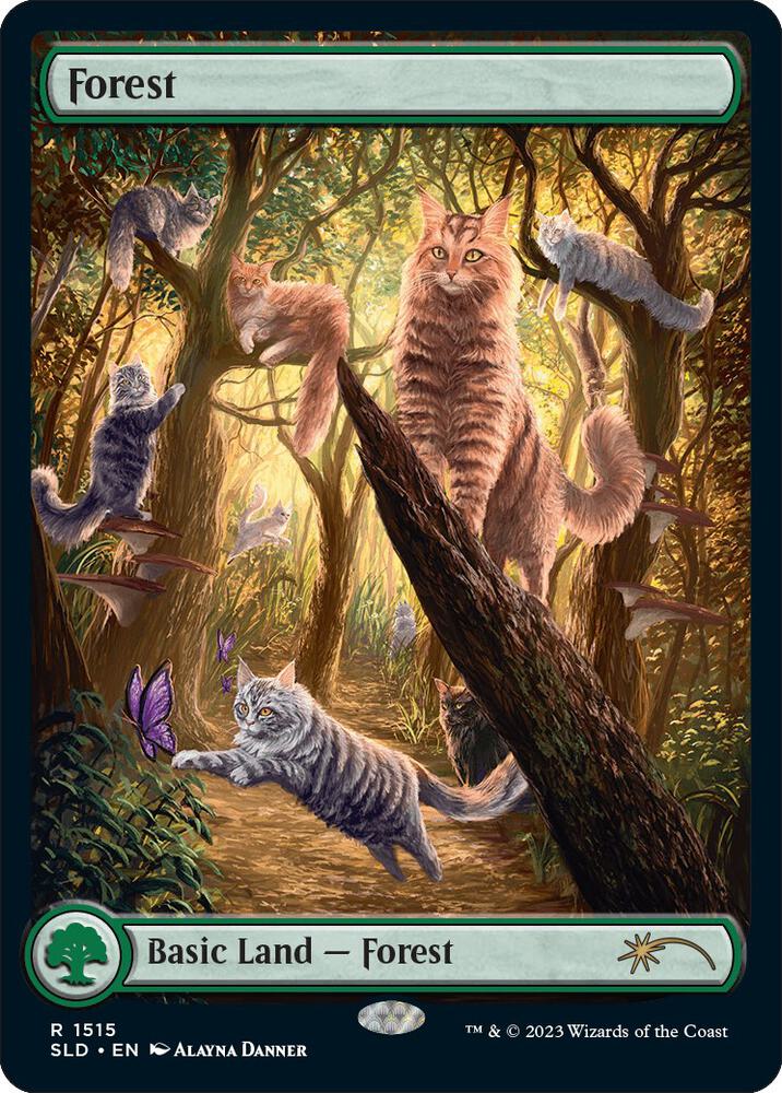 Forest 1515 card from Secret Lair Drop Series
