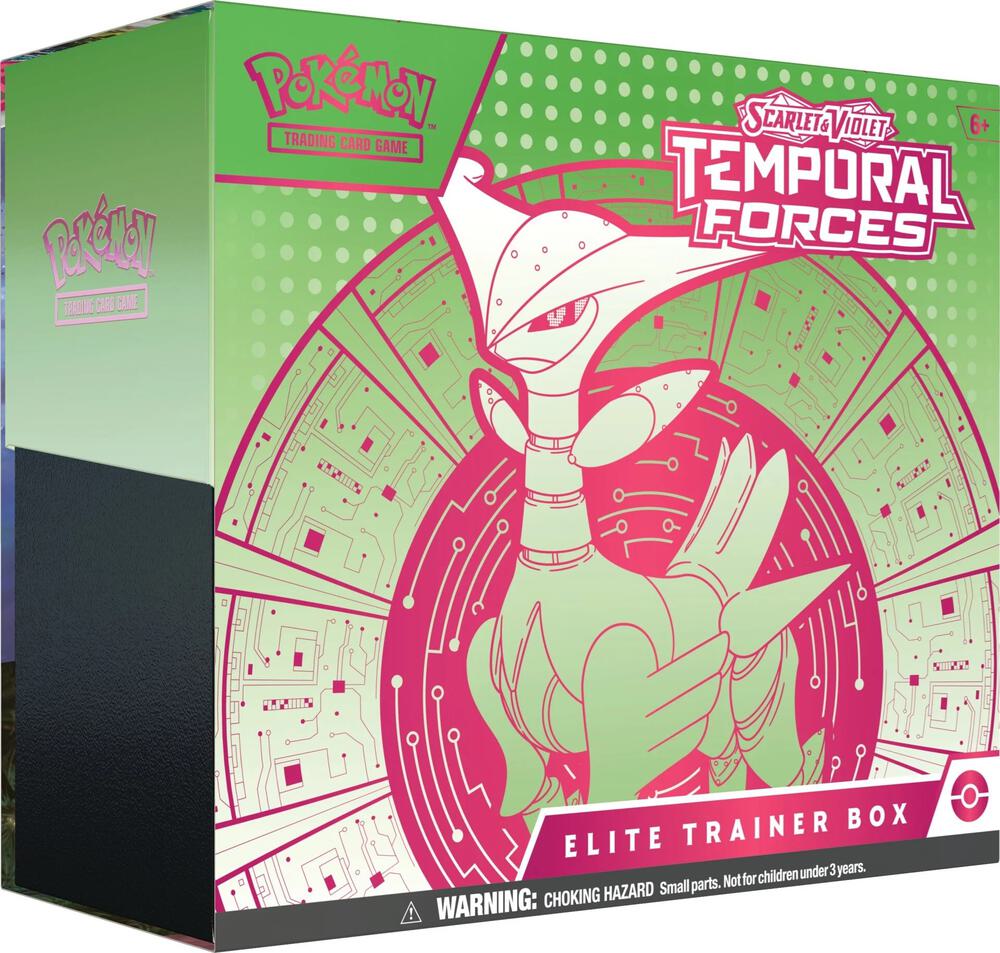 Temporal Forces Elite Trainer Box [Iron Leaves ex] card from SV05: Temporal Forces