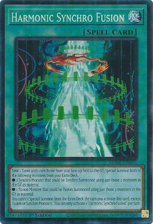 Harmonic Synchro Fusion (CR) MZMI-EN035 card from Maze of Millennia