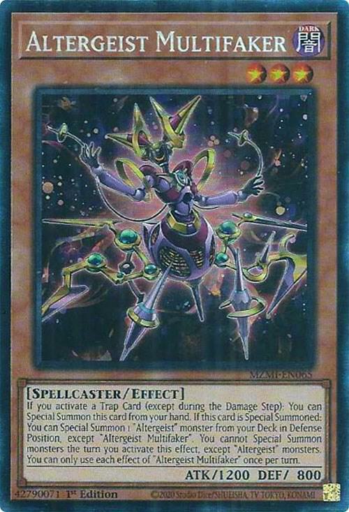 Altergeist Multifaker (CR) MZMI-EN065 card from Maze of Millennia