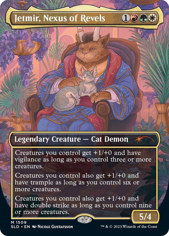 Jetmir, Nexus of Revels 1509 card from Secret Lair Drop Series
