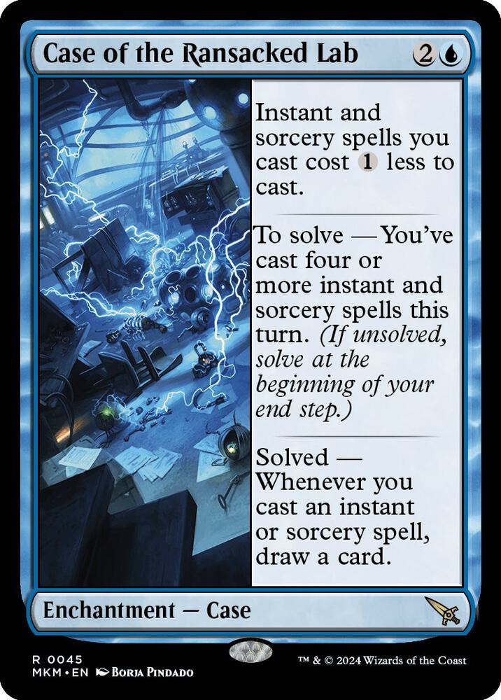 Case of the Ransacked Lab 45 card from Murders at Karlov Manor