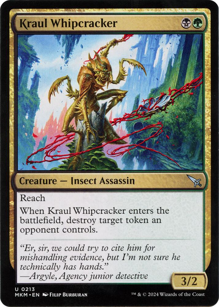 Kraul Whipcracker (a) 213 card from Murders at Karlov Manor