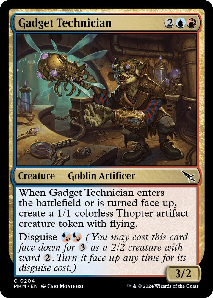 Gadget Technician 204 card from Murders at Karlov Manor