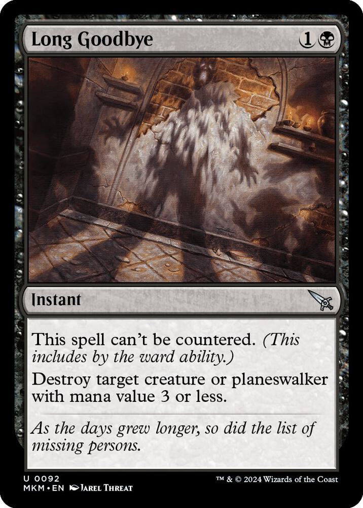 Long Goodbye 92 card from Murders at Karlov Manor