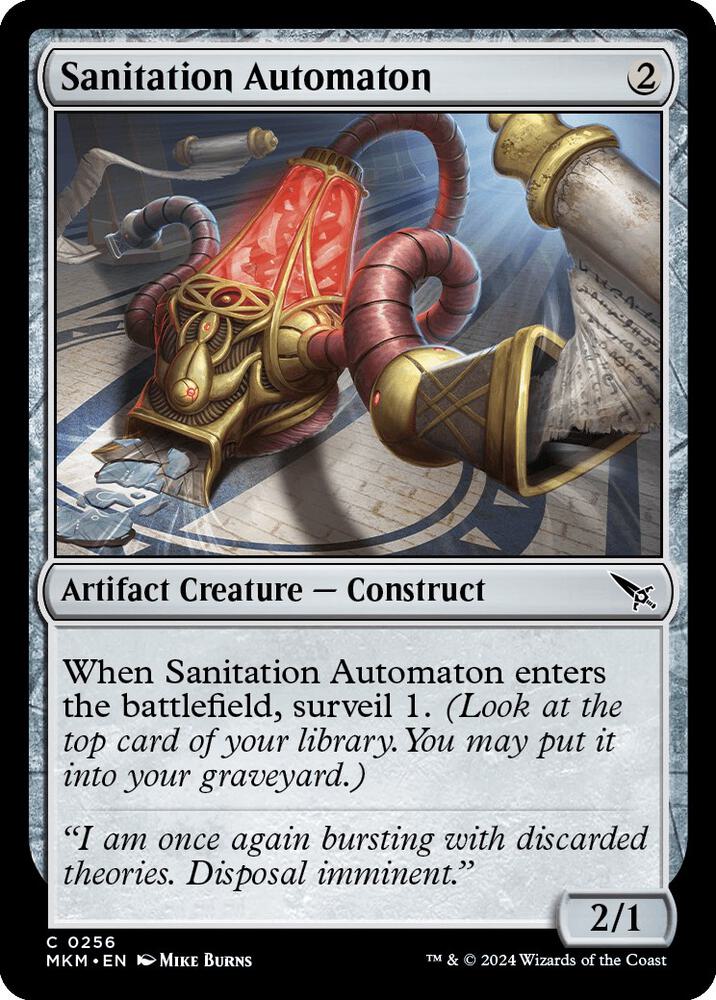 Sanitation Automaton 256 card from Murders at Karlov Manor