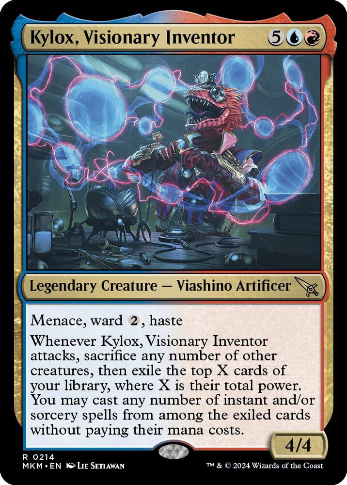 Kylox, Visionary Inventor 214 card from Murders at Karlov Manor