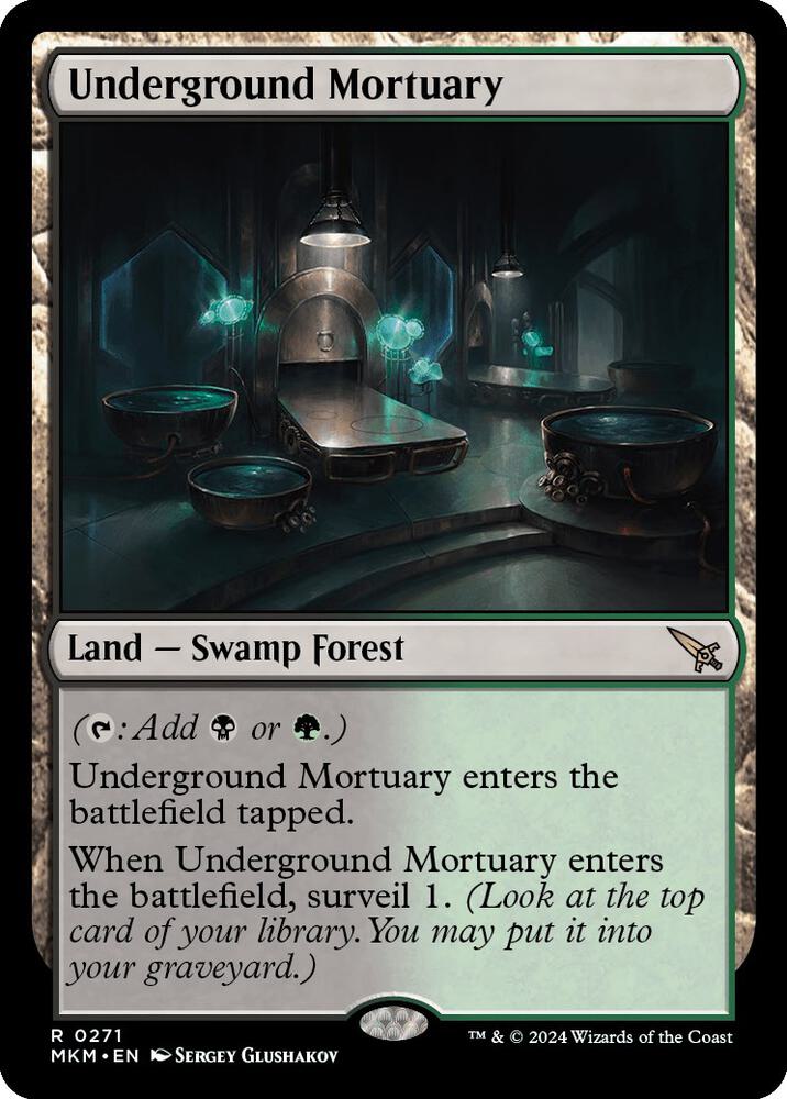 Underground Mortuary 271 card from Murders at Karlov Manor
