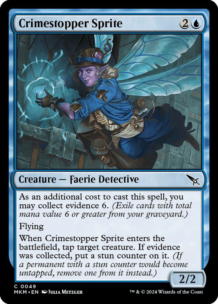 Crimestopper Sprite 49 card from Murders at Karlov Manor