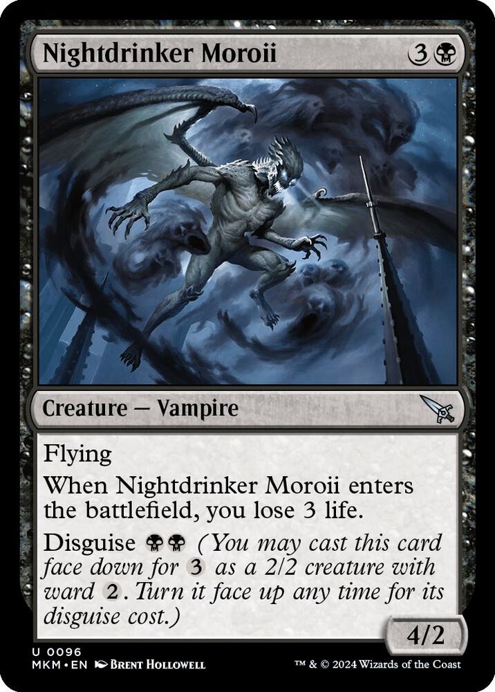 Nightdrinker Moroii 96 card from Murders at Karlov Manor