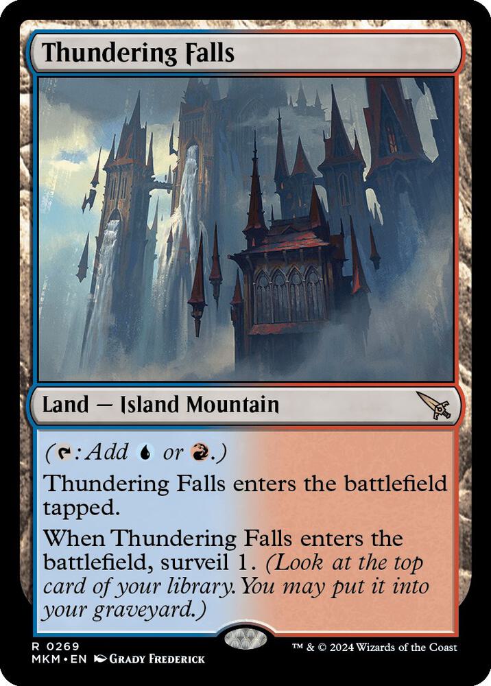 Thundering Falls 269 card from Murders at Karlov Manor