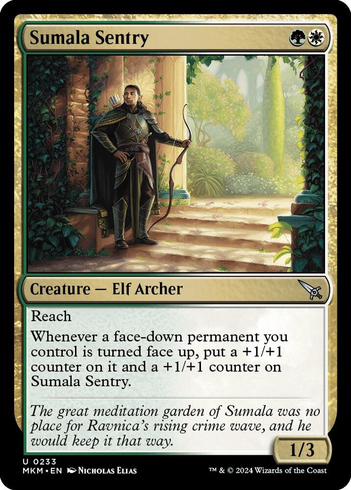 Sumala Sentry 233 card from Murders at Karlov Manor