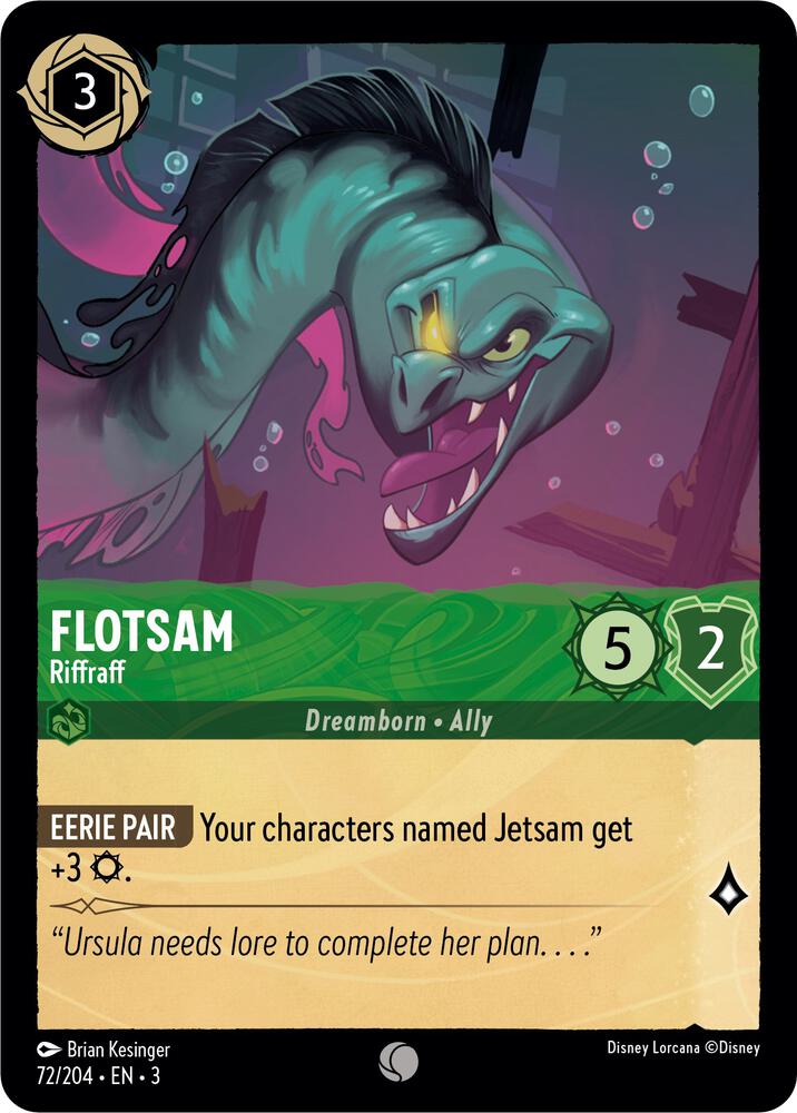 Flotsam - Riffraff 72/204 card from Into the Inklands