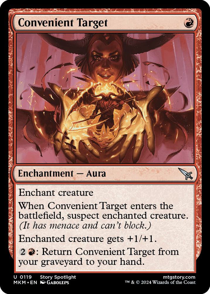 Convenient Target 119 card from Murders at Karlov Manor