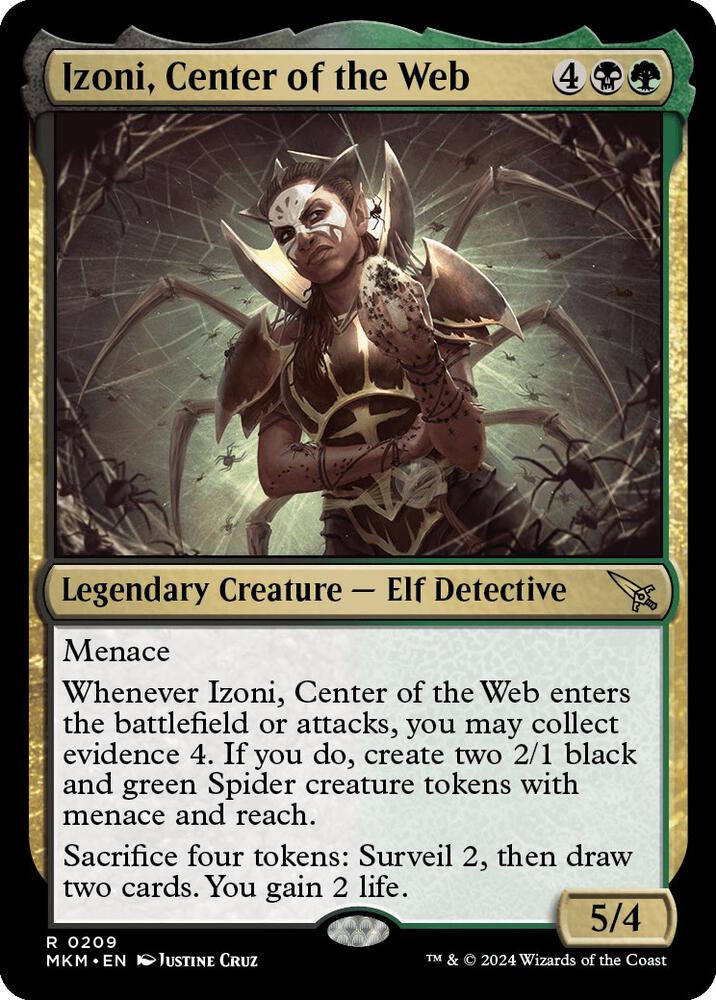 Izoni, Center of the Web 209 card from Murders at Karlov Manor