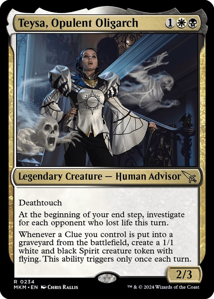 Teysa, Opulent Oligarch 234 card from Murders at Karlov Manor