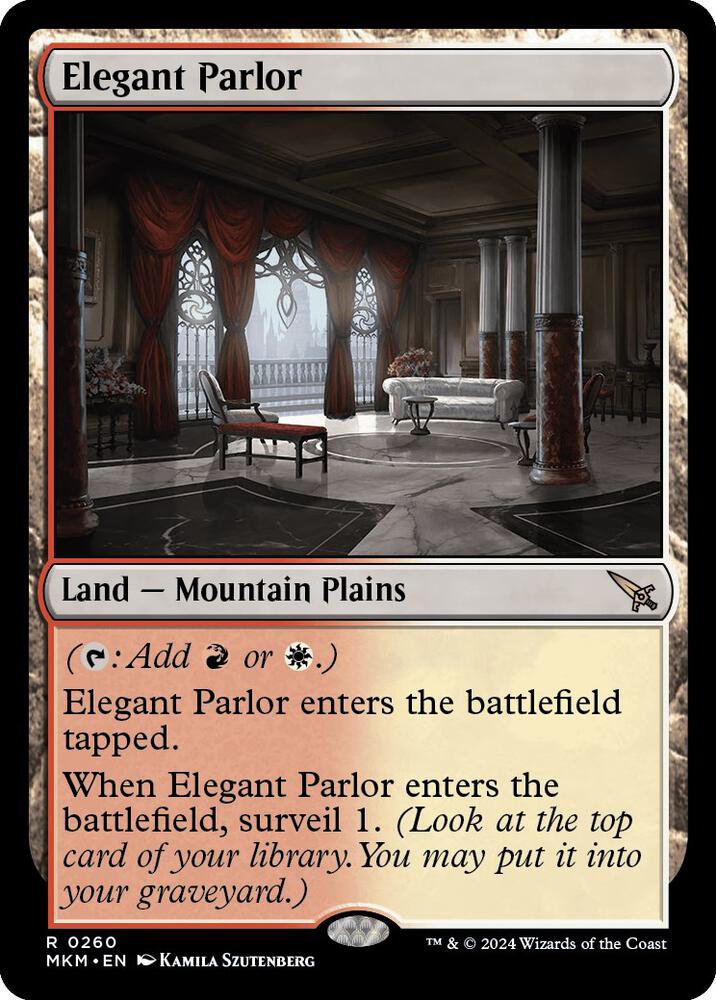 Elegant Parlor 260 card from Murders at Karlov Manor