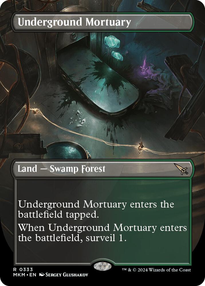 Underground Mortuary (Borderless) 333 card from Murders at Karlov Manor