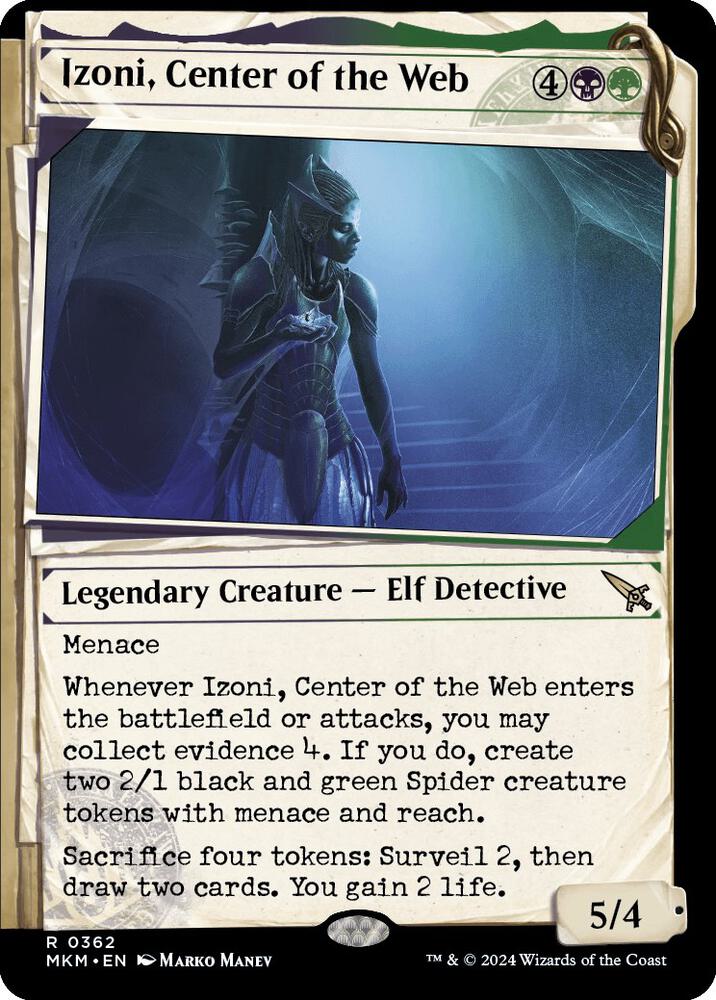 Izoni, Center of the Web (Showcase) 362 card from Murders at Karlov Manor