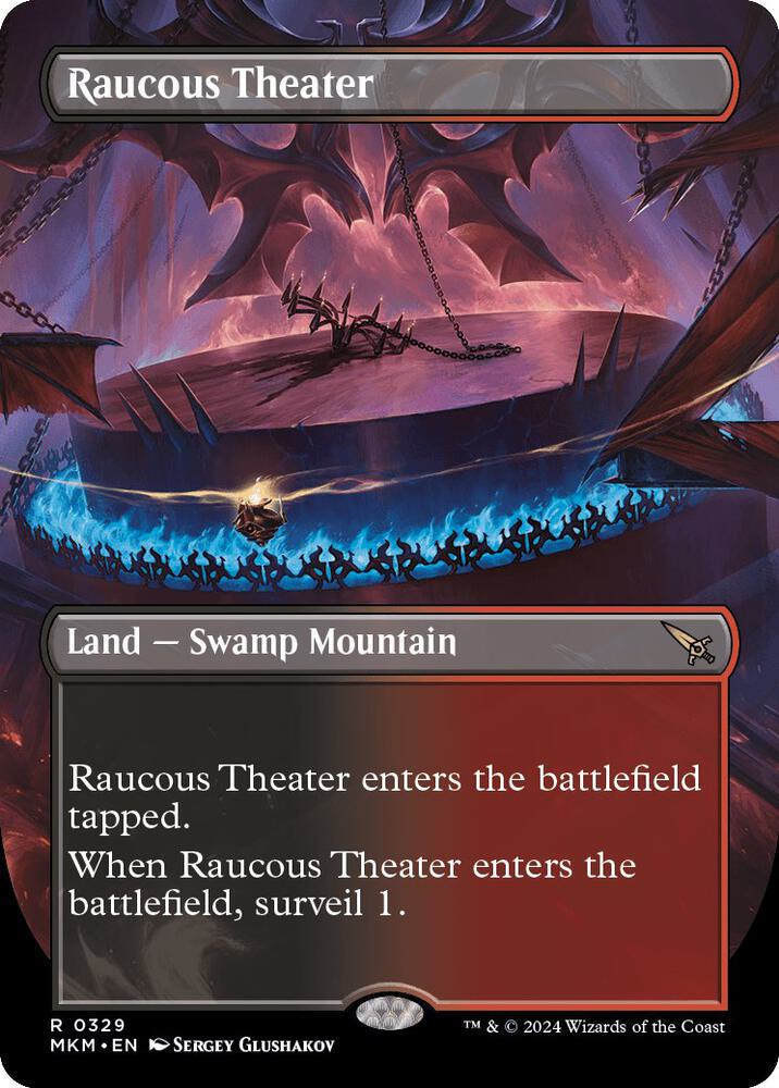 Raucous Theater (Borderless) 329 card from Murders at Karlov Manor