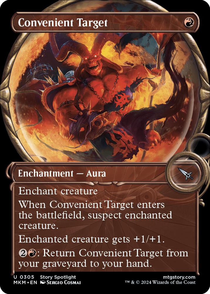 Convenient Target (Showcase) 305 card from Murders at Karlov Manor