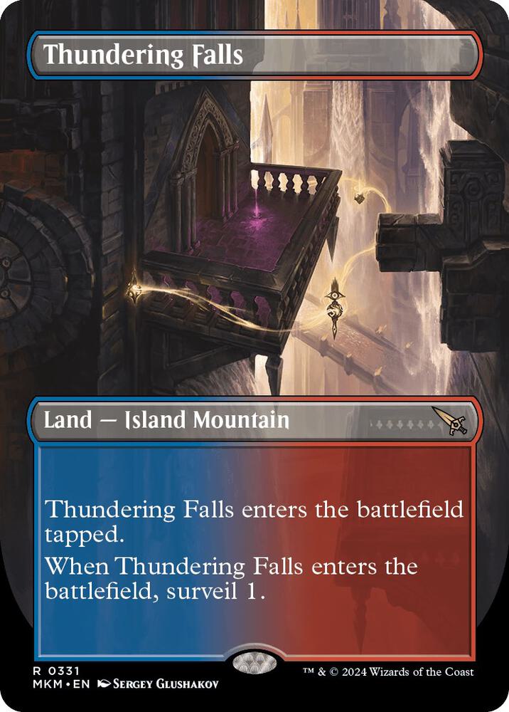 Thundering Falls (Borderless) 331 card from Murders at Karlov Manor