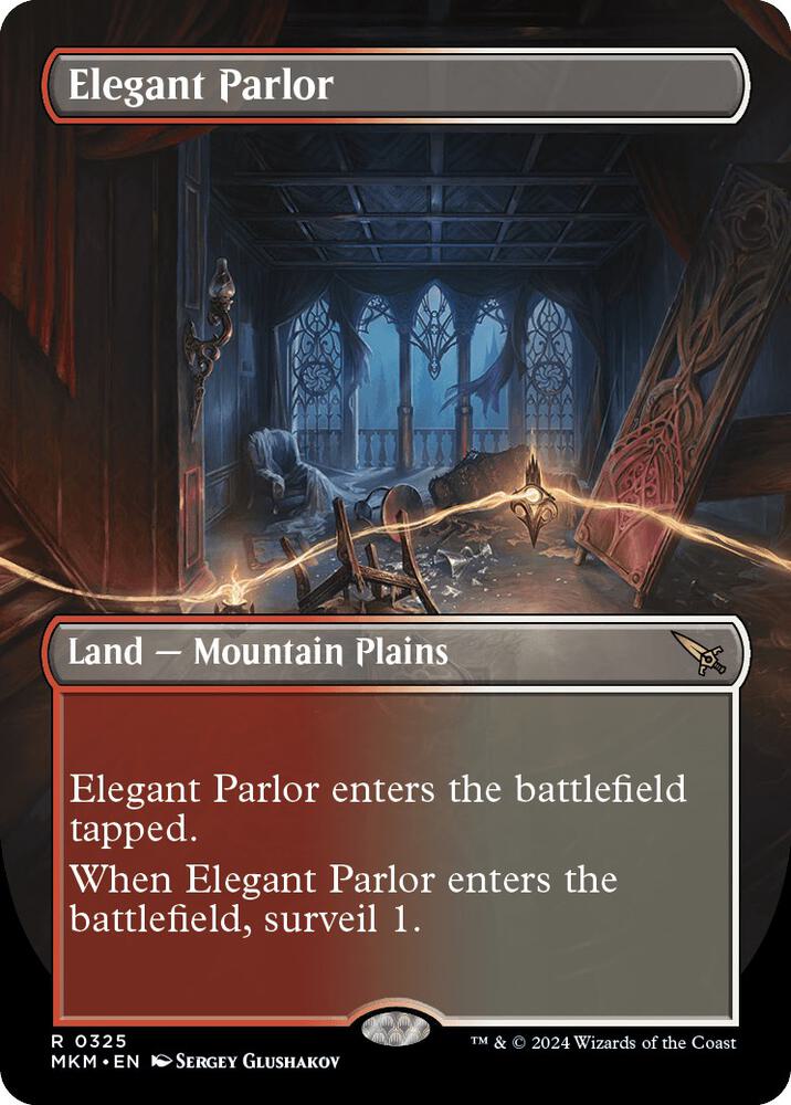 Elegant Parlor (Borderless) 325 card from Murders at Karlov Manor