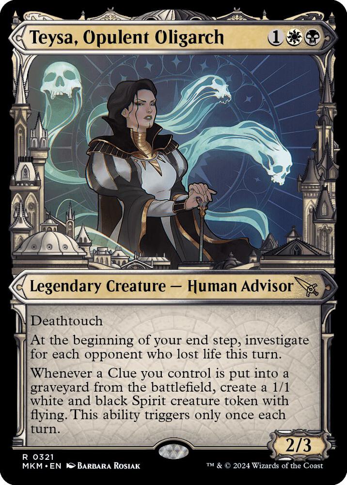 Teysa, Opulent Oligarch (Showcase) 321 card from Murders at Karlov Manor