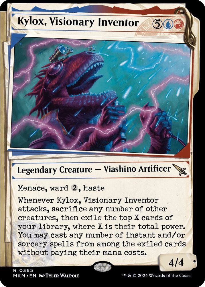 Kylox, Visionary Inventor (Showcase) 365 card from Murders at Karlov Manor