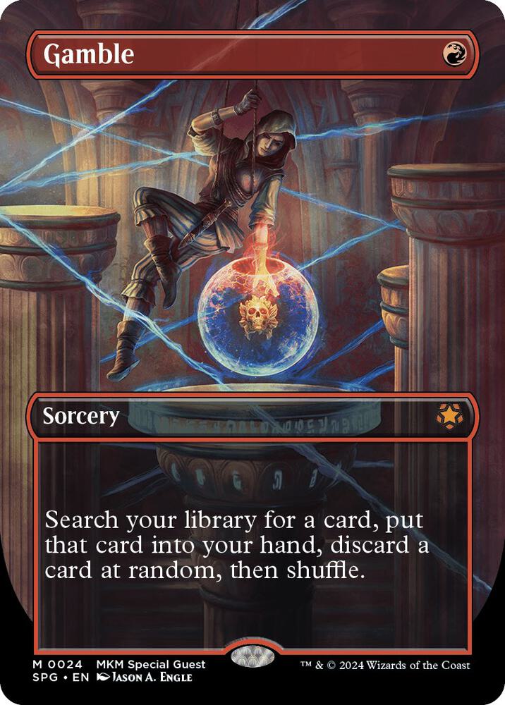 Gamble (Borderless) 24 card from Special Guests