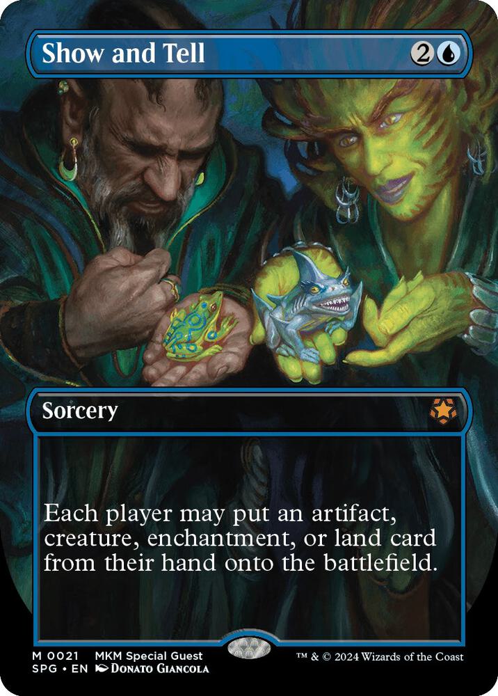 Show and Tell (Borderless) 21 card from Special Guests
