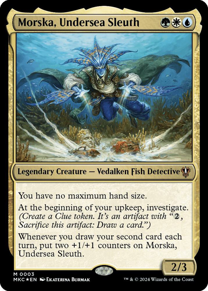 Morska, Undersea Sleuth 3 card from Commander: Murders at Karlov Manor