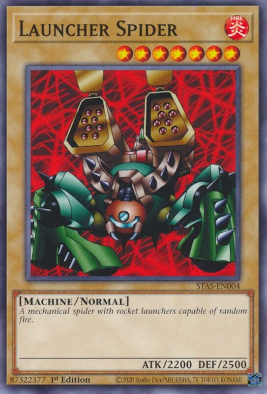 Launcher Spider STAS-EN004 card from 2-Player Starter Set
