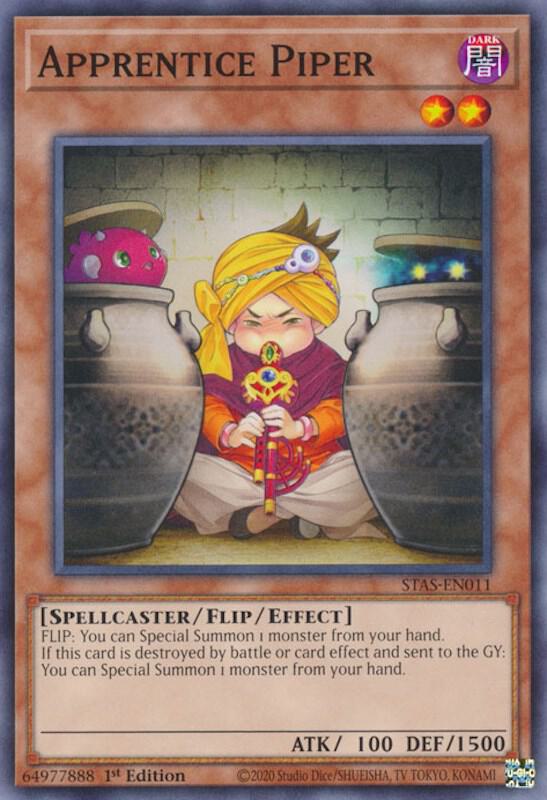 Apprentice Piper STAS-EN011 card from 2-Player Starter Set
