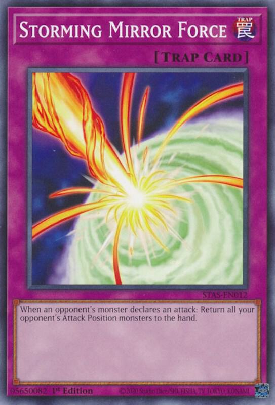 Storming Mirror Force STAS-EN012 card from 2-Player Starter Set
