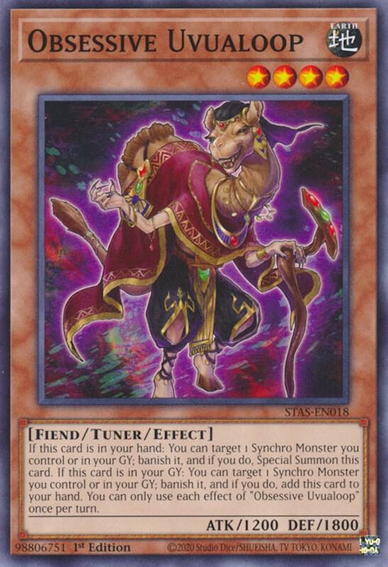 Obsessive Uvualoop STAS-EN018 card from 2-Player Starter Set