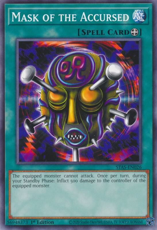 Mask of the Accursed STAS-EN026 card from 2-Player Starter Set