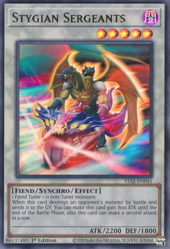 Stygian Sergeants STAS-EN041 card from 2-Player Starter Set