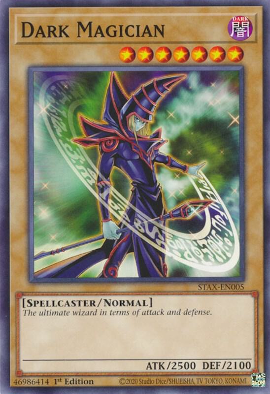 Dark Magician STAX-EN005 card from 2-Player Starter Set
