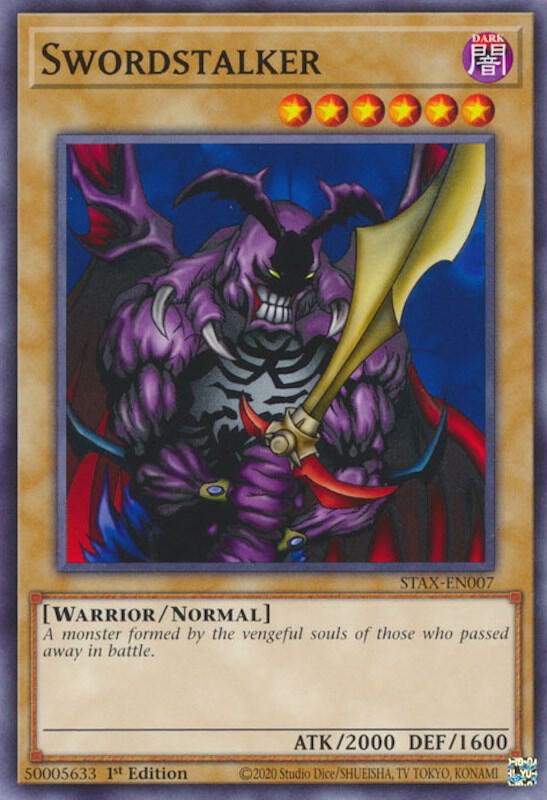 Swordstalker STAX-EN007 card from 2-Player Starter Set
