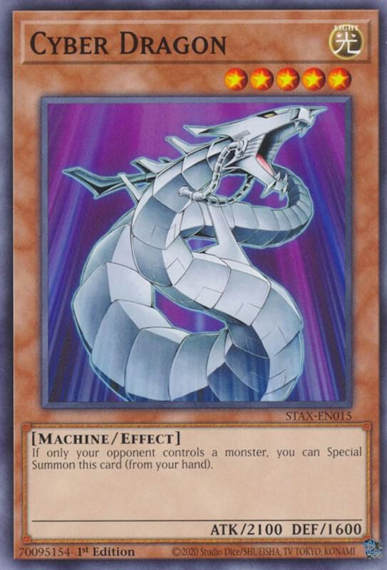 Cyber Dragon STAX-EN015 card from 2-Player Starter Set