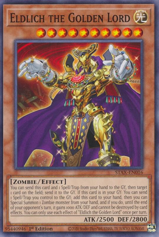 Eldlich the Golden Lord STAX-EN016 card from 2-Player Starter Set
