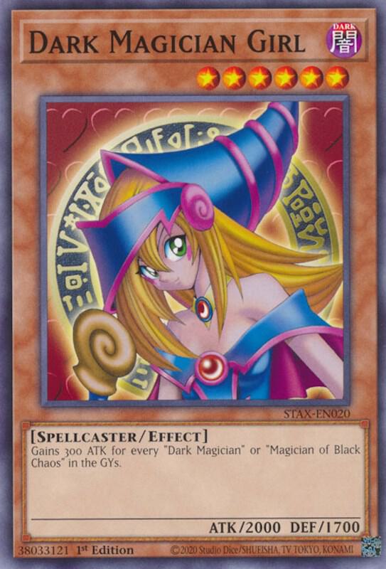 Dark Magician Girl STAX-EN020 card from 2-Player Starter Set
