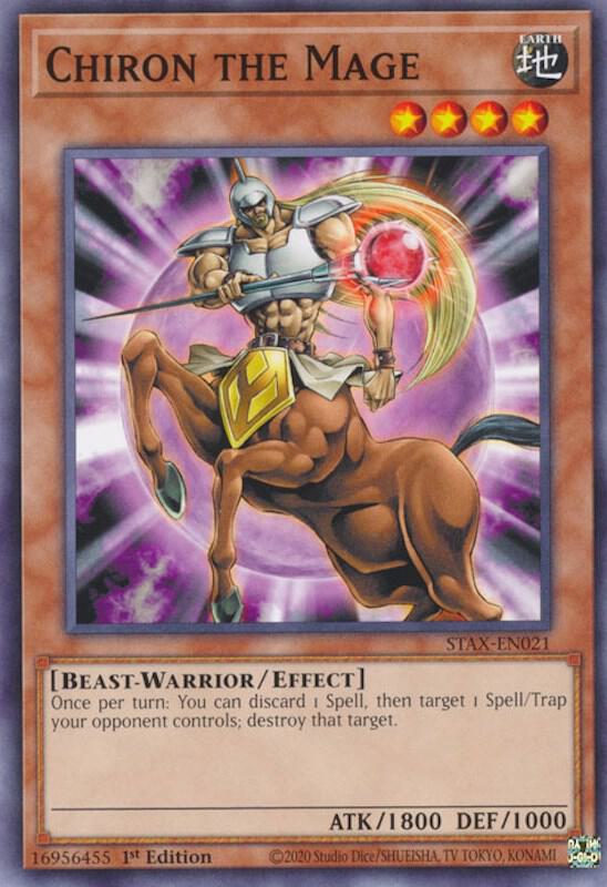Chiron the Mage STAX-EN021 card from 2-Player Starter Set