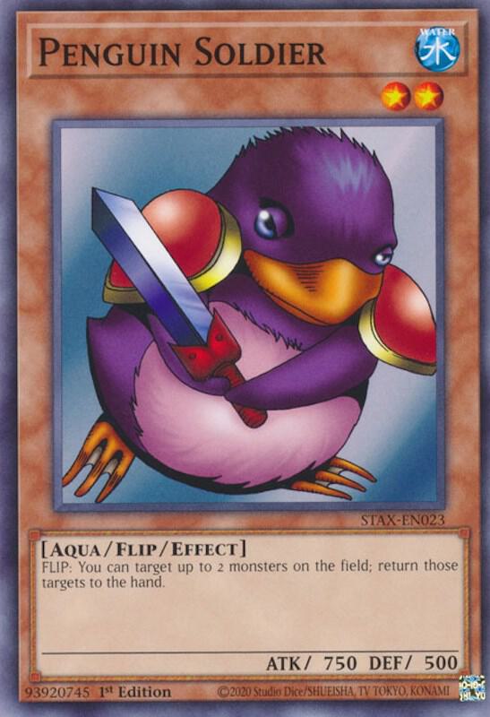 Penguin Soldier STAX-EN023 card from 2-Player Starter Set