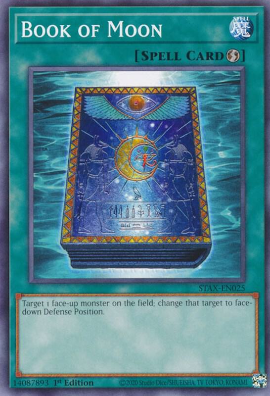 Book of Moon STAX-EN025 card from 2-Player Starter Set