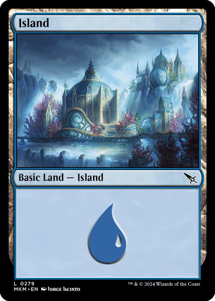 Island 279 card from Murders at Karlov Manor