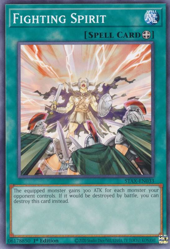 Fighting Spirit STAX-EN033 card from 2-Player Starter Set