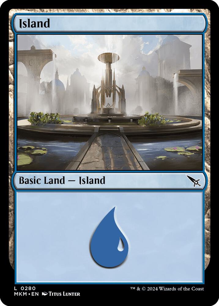 Island 280 card from Murders at Karlov Manor