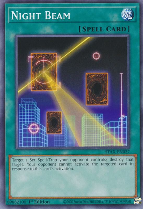 Night Beam STAX-EN037 card from 2-Player Starter Set